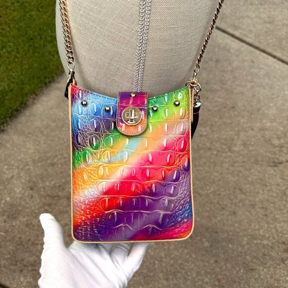 Brahmin Marley Multi Gumdrop Collection Leather Crossbody V04248940000050 NWT - Picture 2 of 16